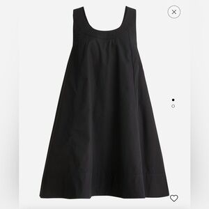 NWT JCrew Scoopneck shift dress BLACK
